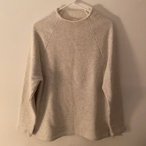 Gap Textured Funnel-Neck Tunic Sweatshirt S Tall